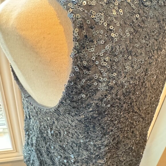 Lush Blue Sequin Mini Dress - Picture 6 of 11